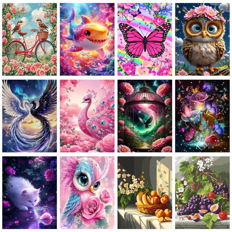 Art And Craft Numbers - CHENISTORY Paint By Number Animal Drawing