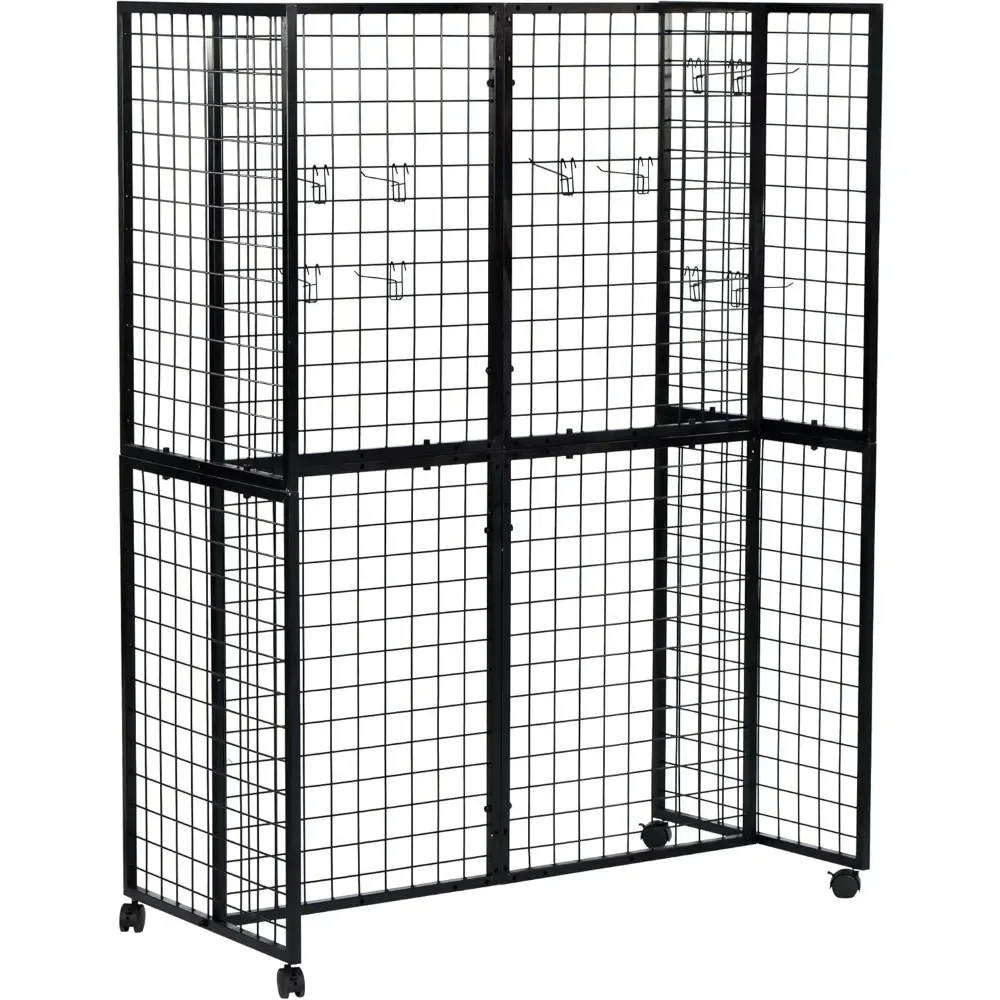 Art Craft Show - gridwall display stand with wheels, grid