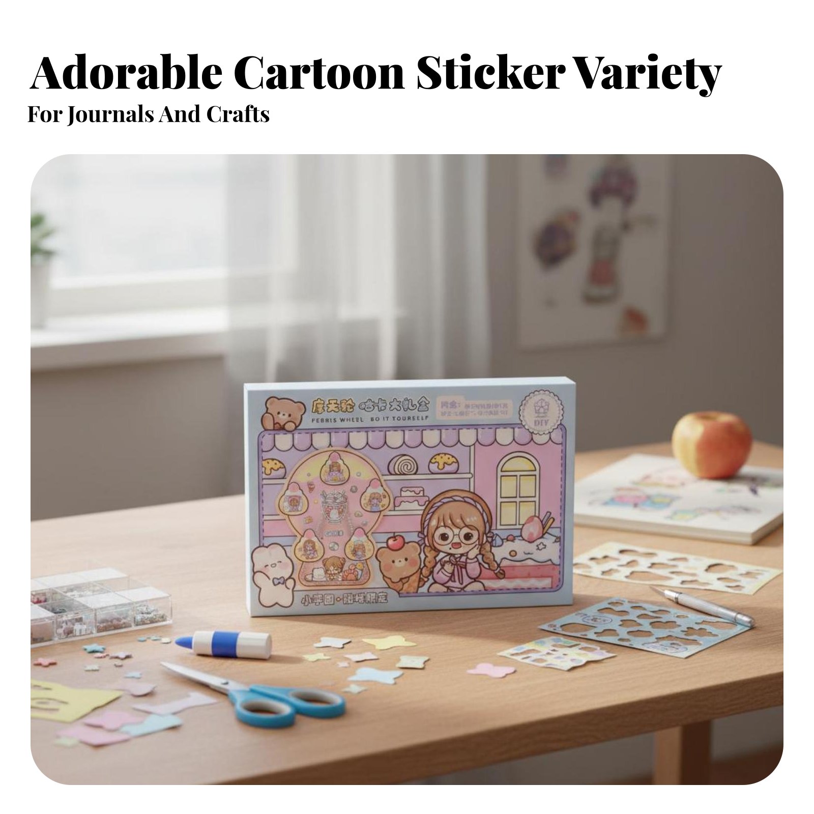 Craft Art Set - Amusement Wheel Wheel Guka Display Set