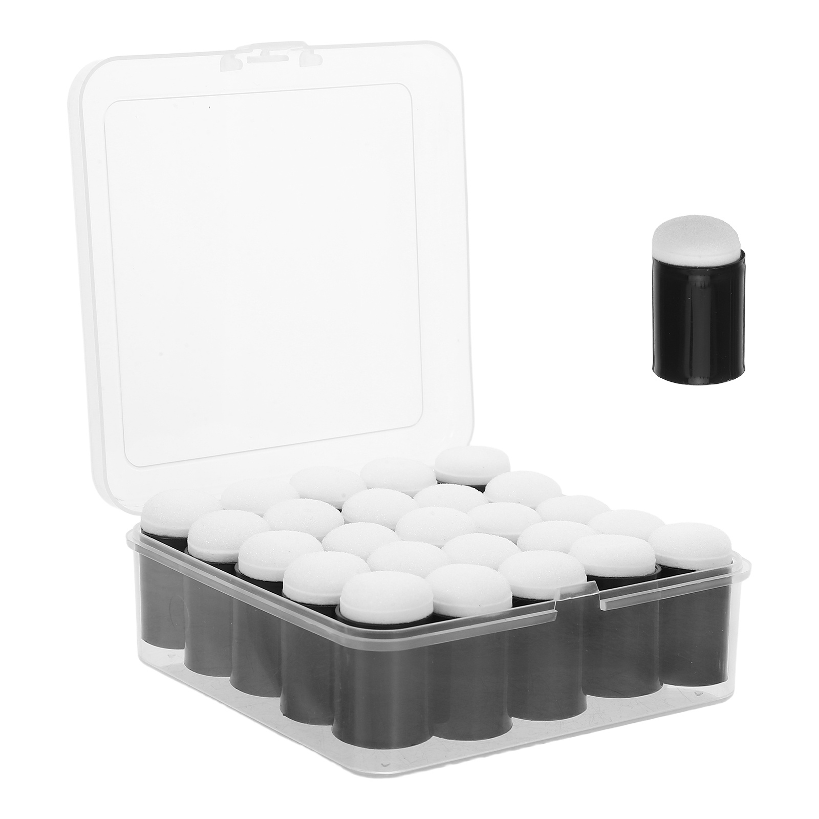 Art Craft Organizer - 25pcs Finger Sponge Daubers With Storage