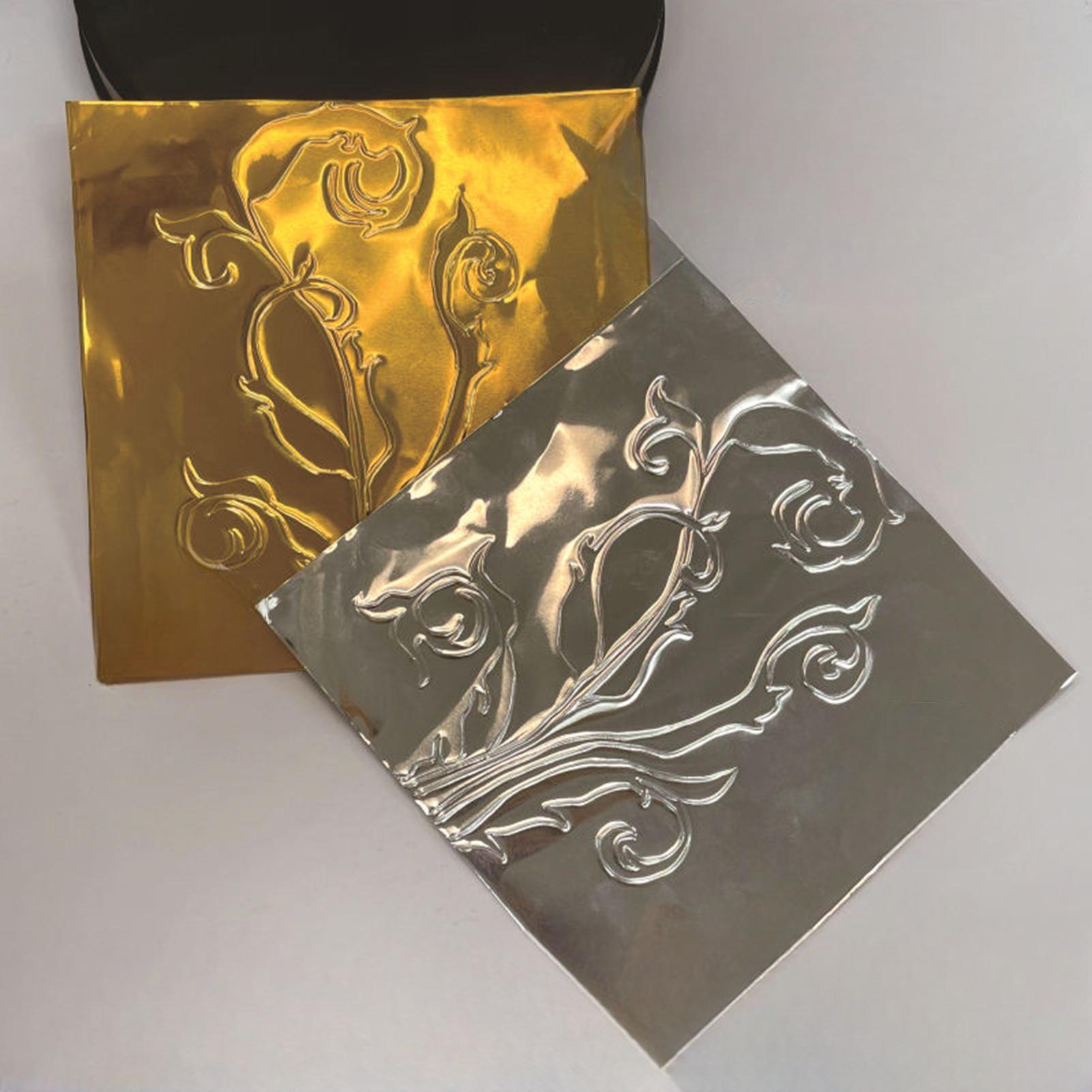 Art Craft Tools - Foil Paper For Crafts 100 Pieces