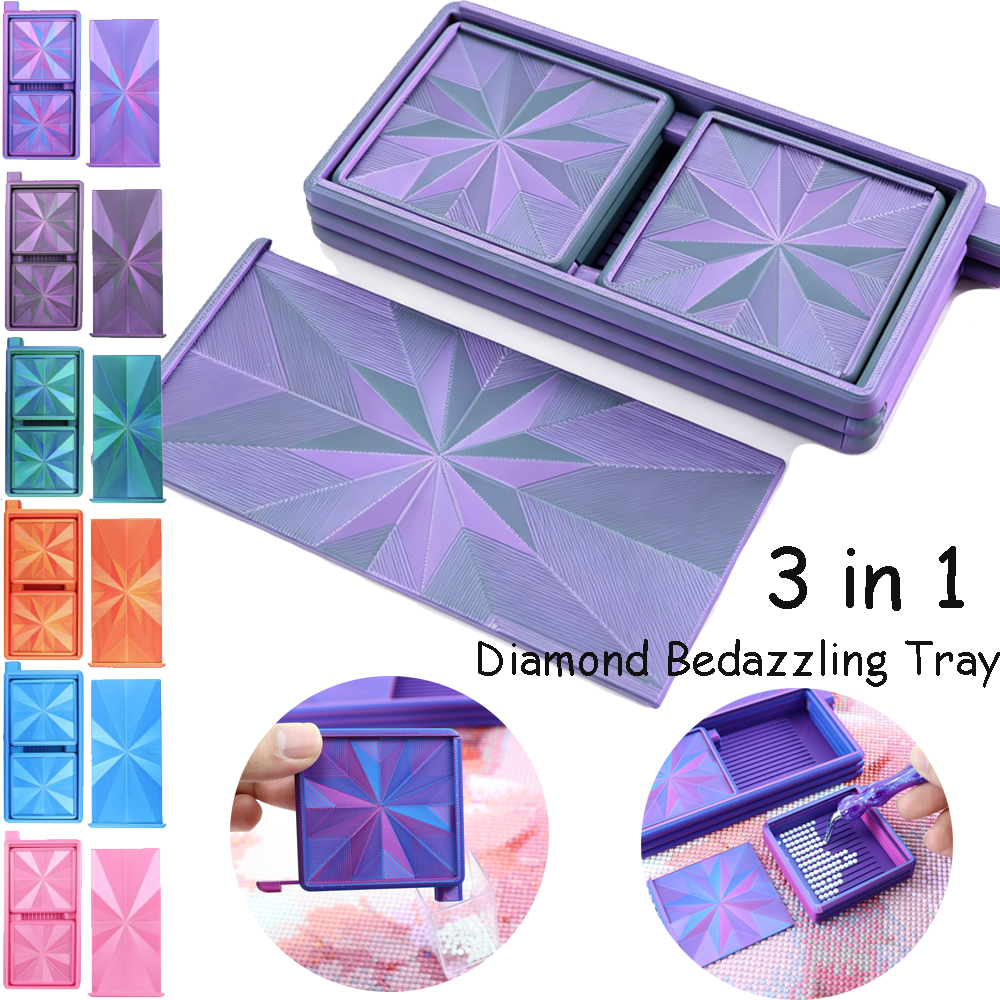 Art Craft Tools - 3 in 1 Diamond Art Trays