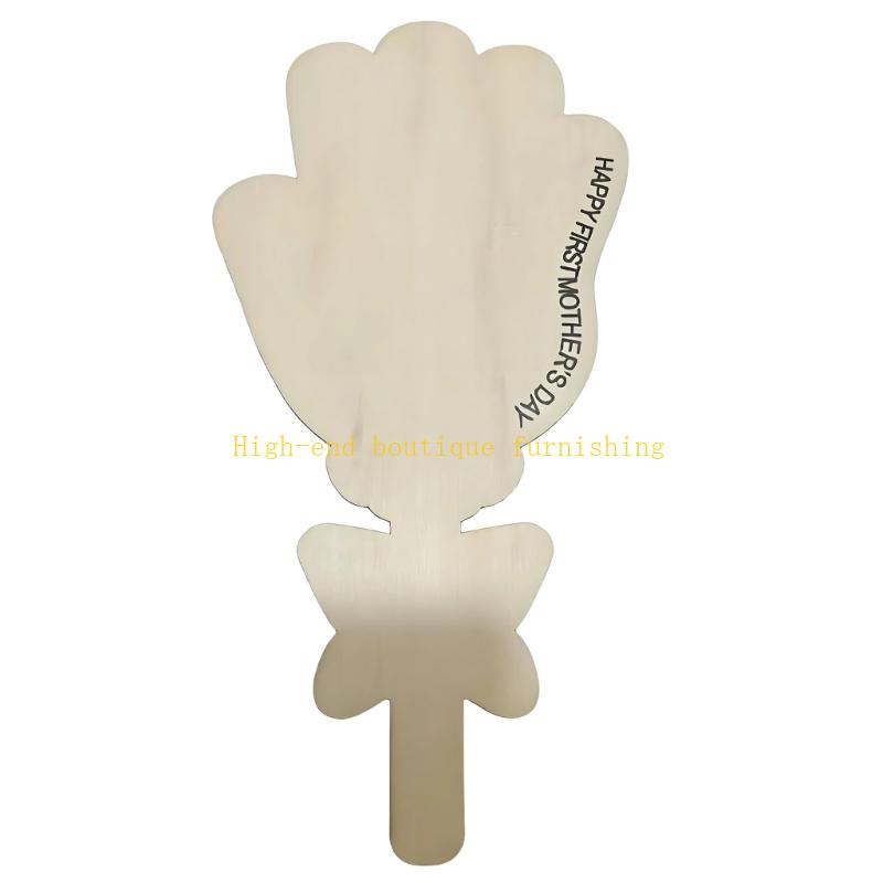 L9NB Wooden Hand Painted Flowe - مراجعة Art And Craft For Mother'S Day وسعره