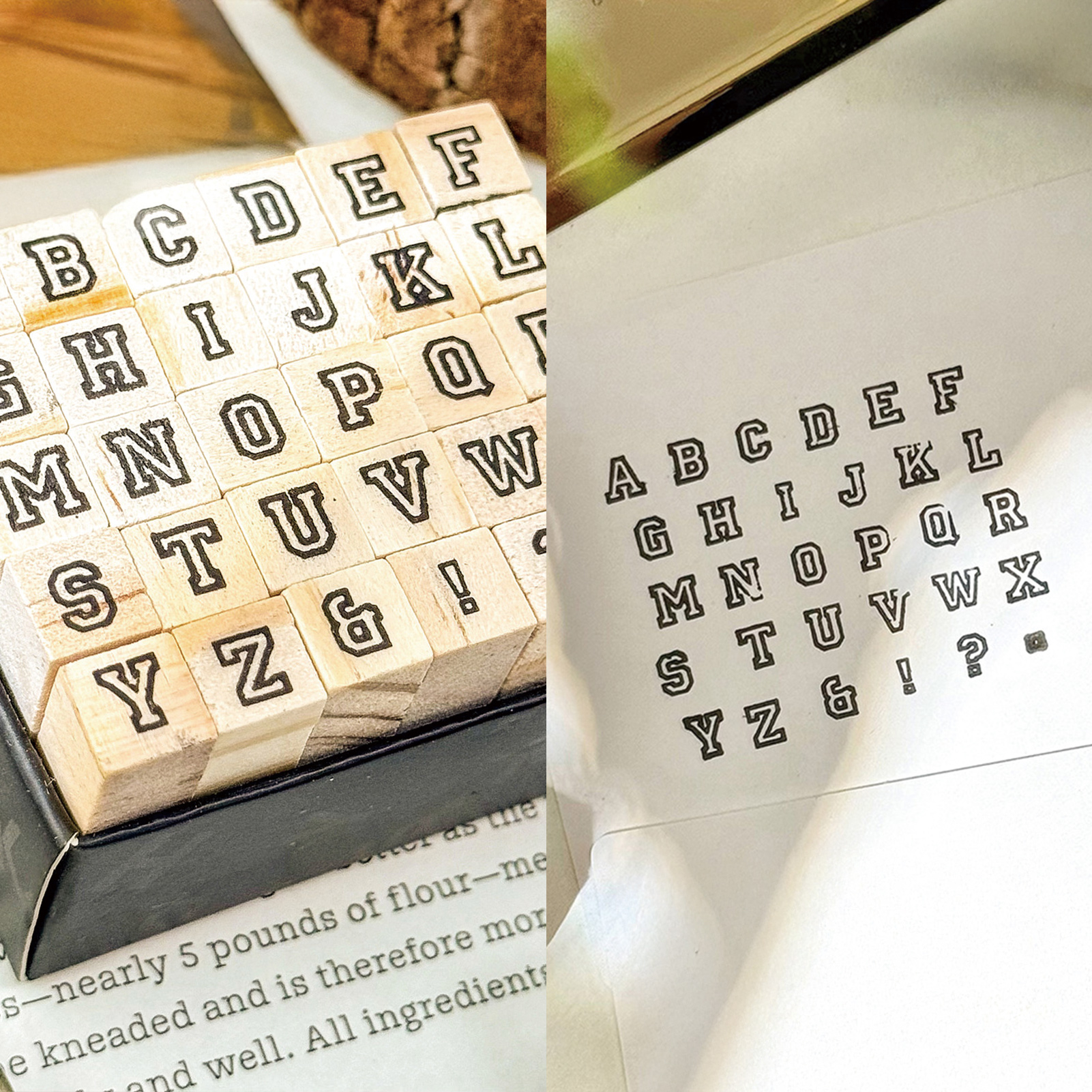 Creative Alphabet Wood Stamps  - مراجعة Art Craft Show وسعره