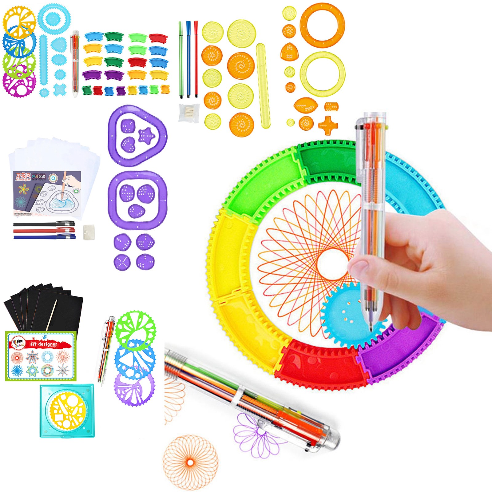 Student Geometry Drawing Stenc - مراجعة Craft Art Set وسعره