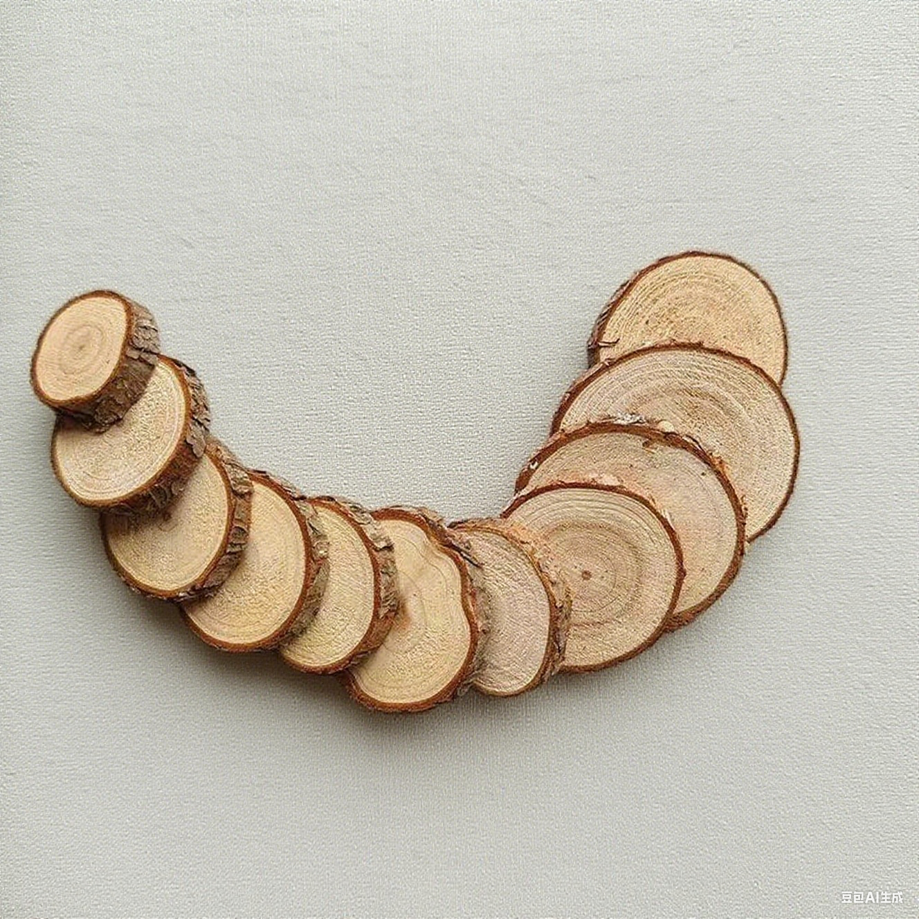 1-30Pcs Natural Pine Wood Slic - مراجعة Art Craft Tree وسعره