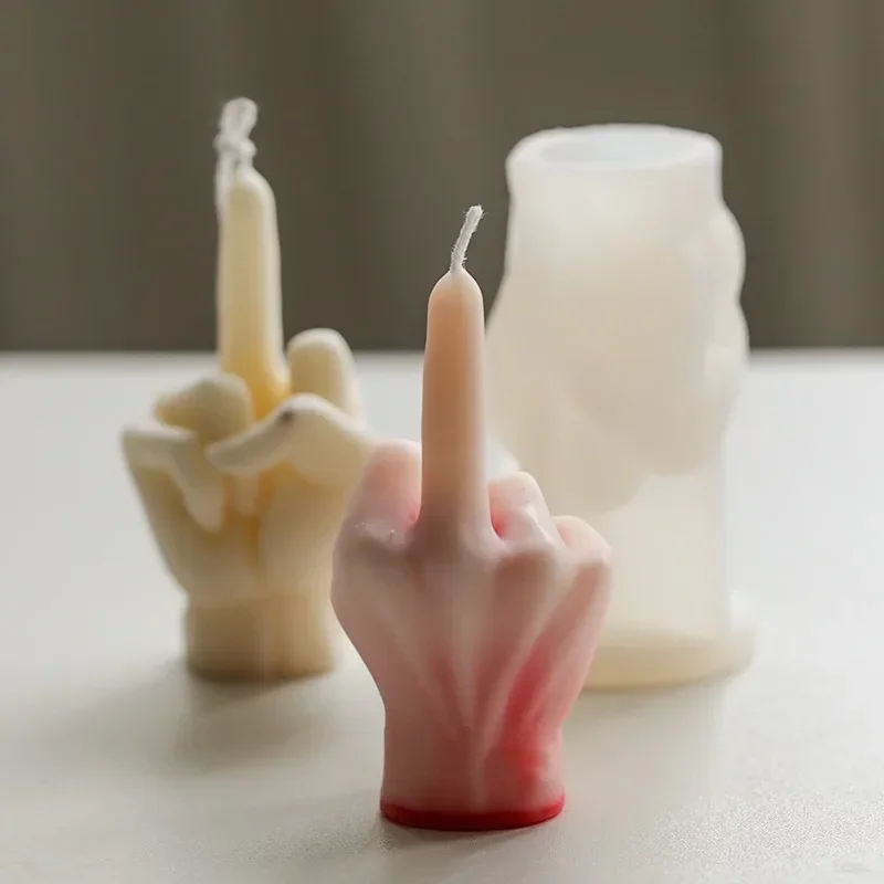 3D Middle Finger Silicone Mold - مراجعة Art Craft Gift Ideas وسعره