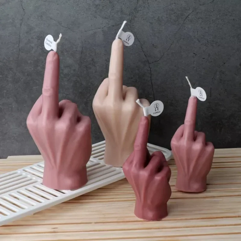 3D Middle Finger Silicone Mold - مراجعة Art Craft Gift Ideas وسعره