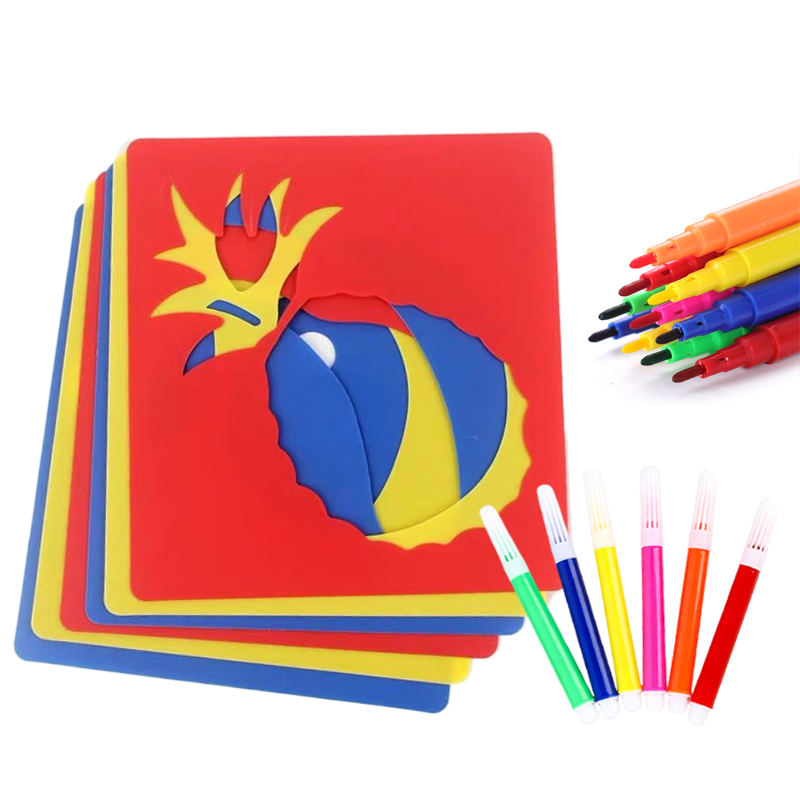 10/20pcs Painting Template Dra - مراجعة Art Craft Materials وسعره