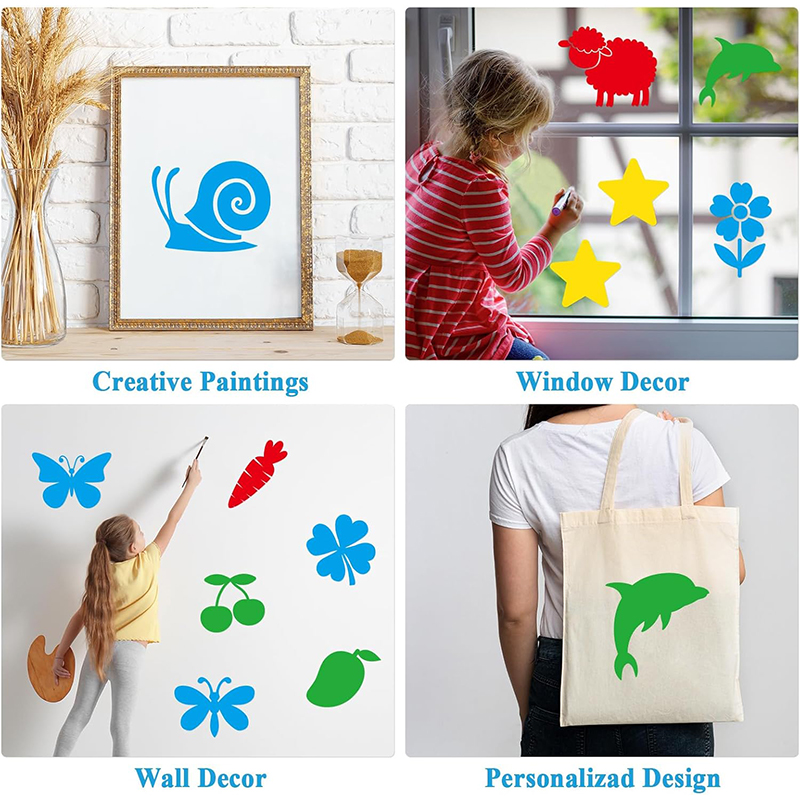 10/20pcs Painting Template Dra - مراجعة Art Craft Materials وسعره