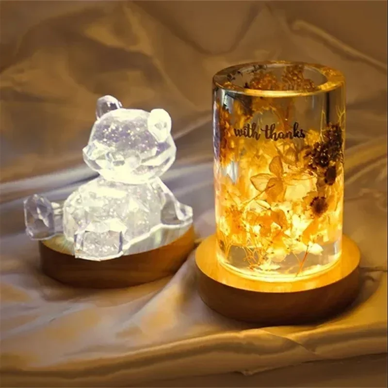 LED USB Display Light Base for - مراجعة Art Craft Night وسعره
