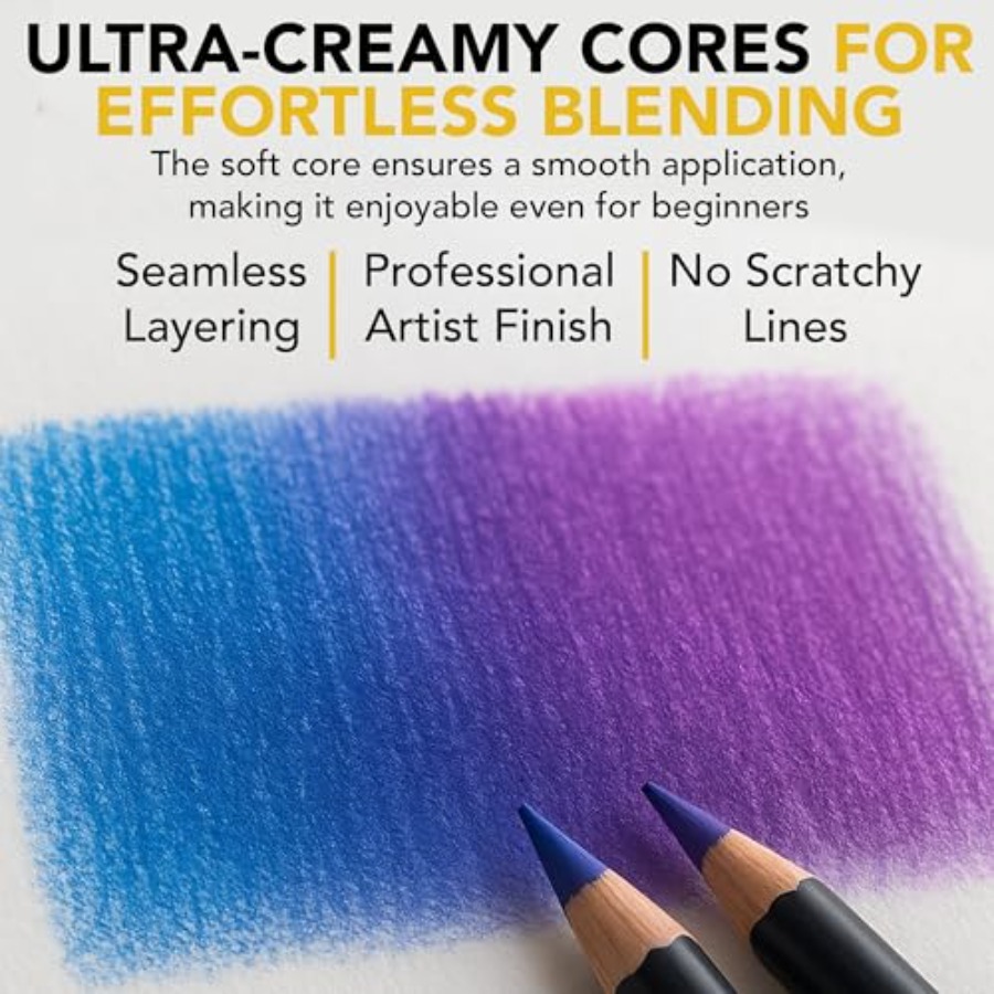 120 Coloring Pencils Zipper-Ca - مراجعة Colored Pencil Professional وسعره