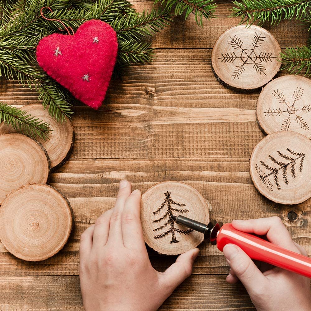 Natural Wood Slices Craft Wood - مراجعة Art Craft Tree وسعره