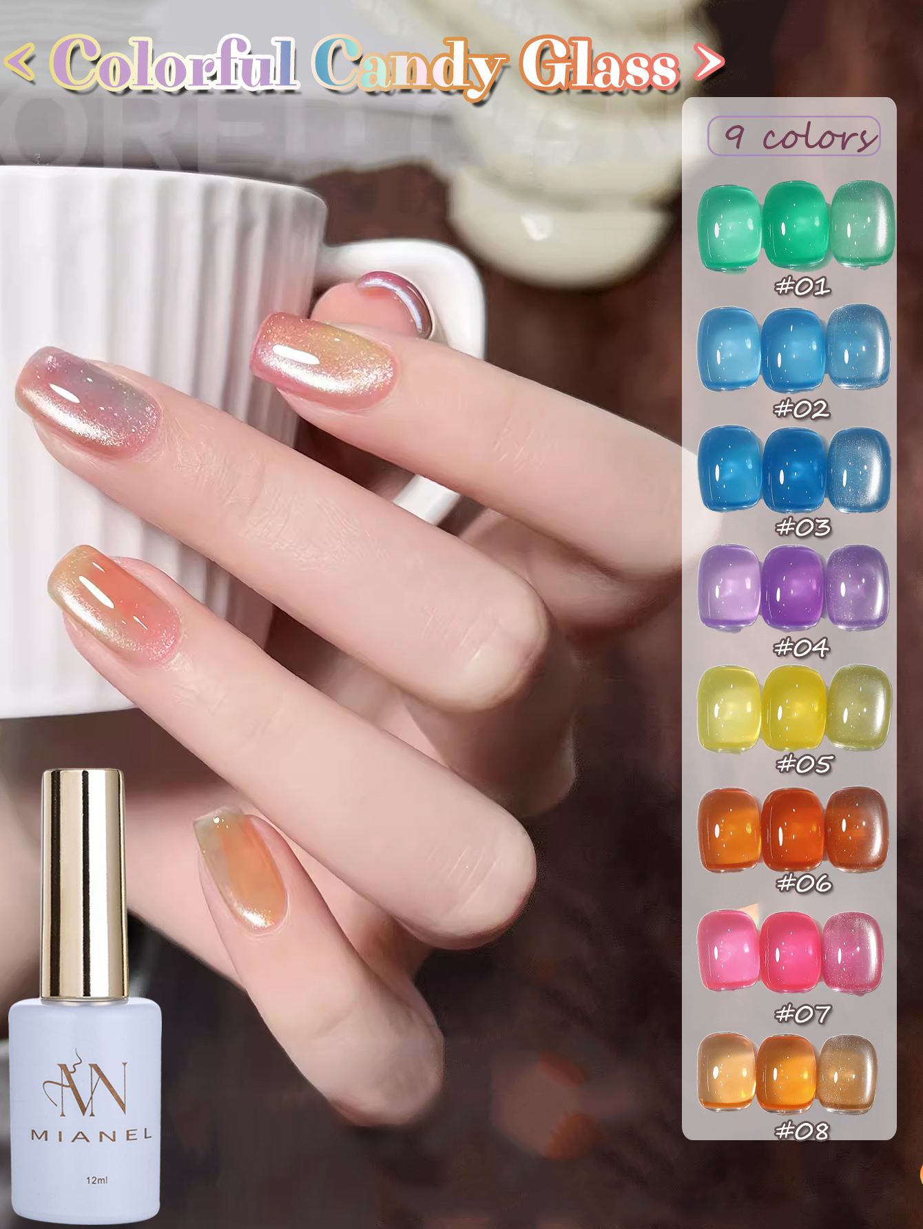 MIANEL Colorful Gel Nail Polis - مراجعة Art Craft Online وسعره