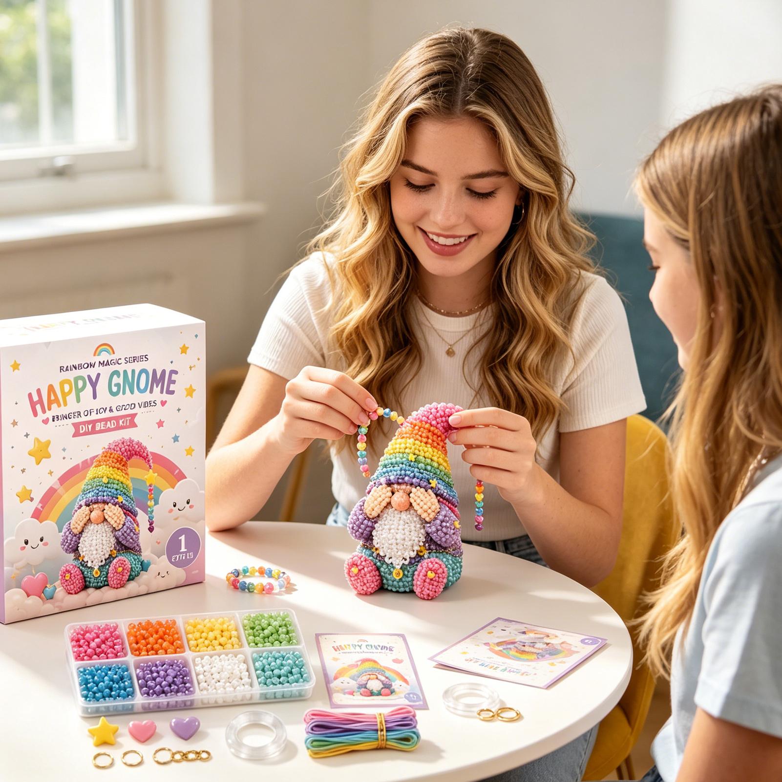 3D Beaded Art Kits With Instru - مراجعة Art & Craft Village Pondicherry وسعره