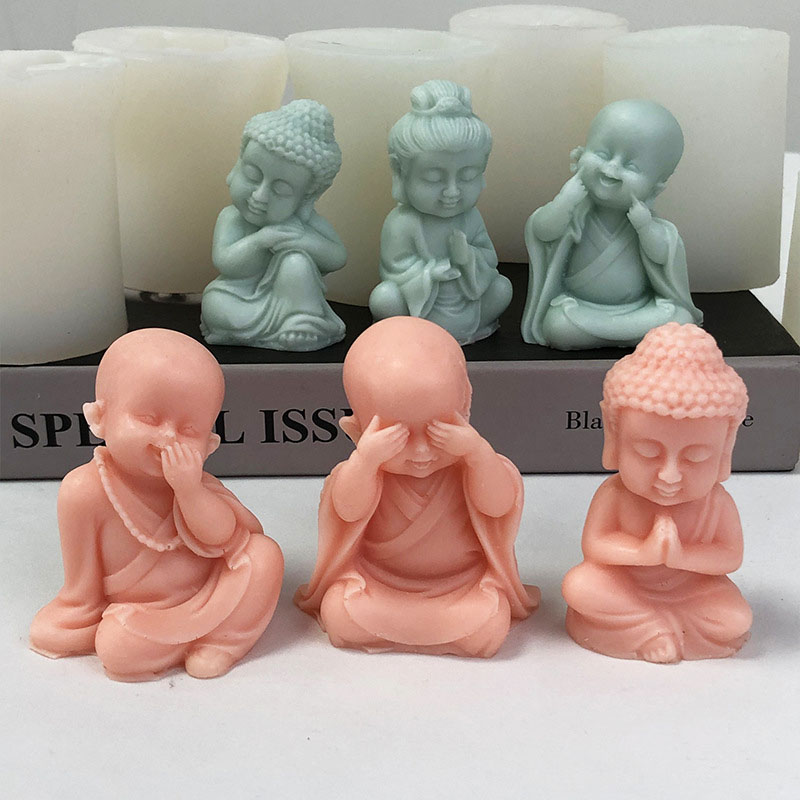 3D Little Monk Candle Silicone - مراجعة Art Craft Show وسعره