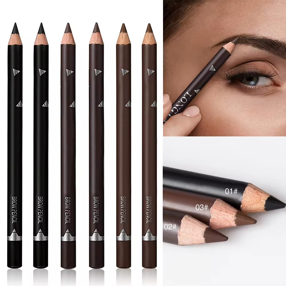 6/12Pcs Eye Brow Pencil Waterp - مراجعة Colored Pencil Professional وسعره