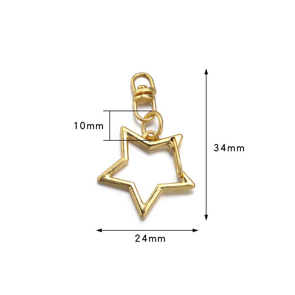 10Pcs Alloy Star Shaped Snap K - مراجعة Art Craft Market وسعره