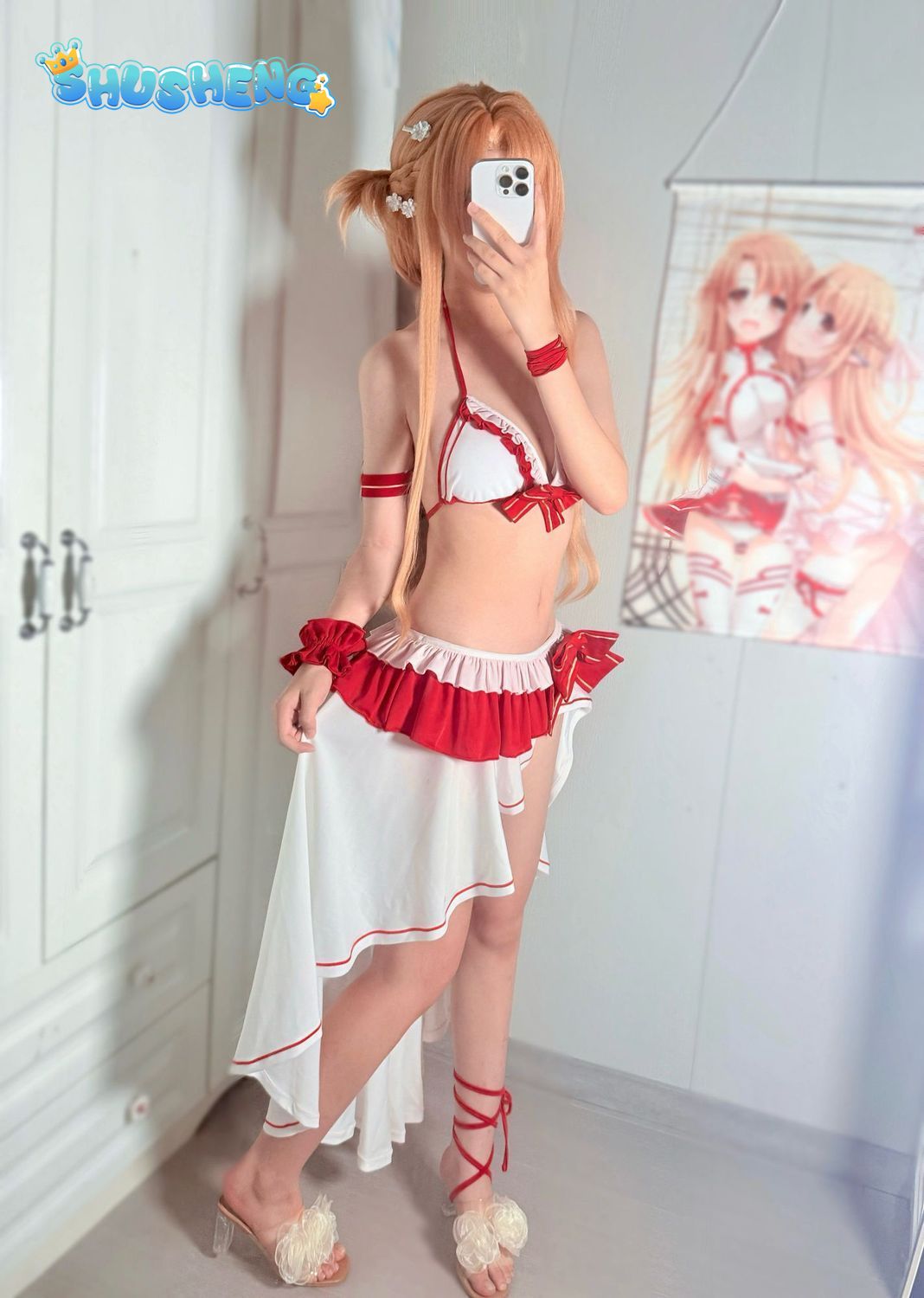 Yuuki Asuna Cosplay Costume An - مراجعة Art Craft Online وسعره