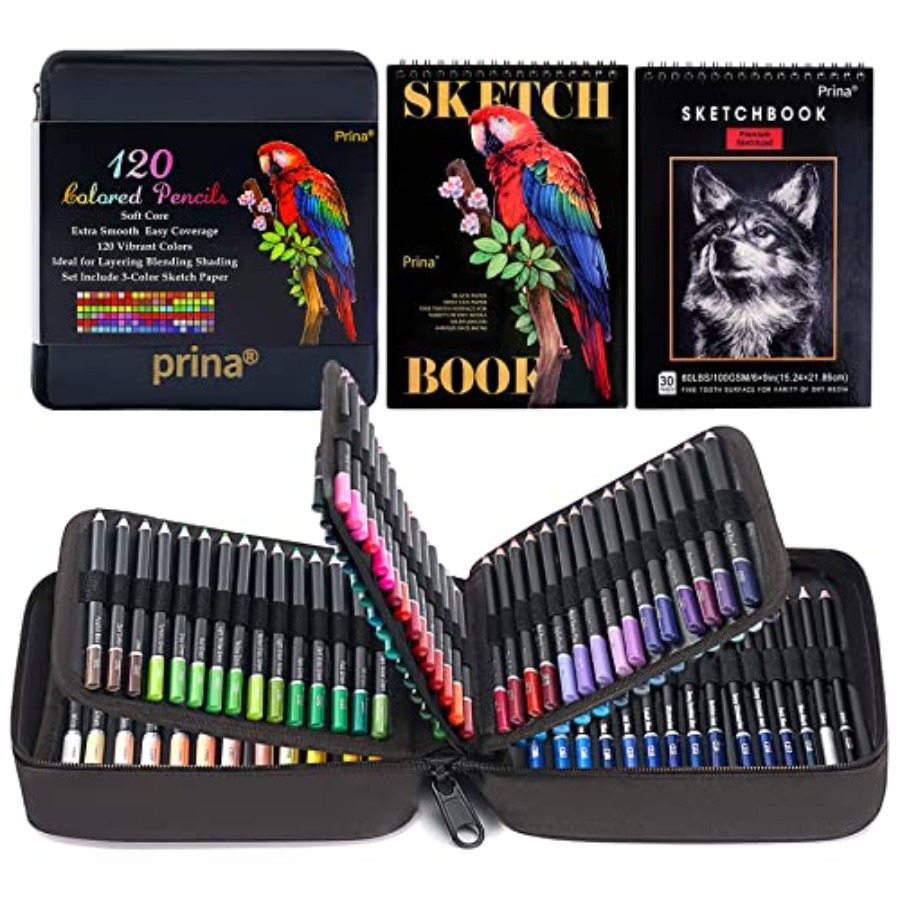 Art Supplies 120 Colors Colore - مراجعة Colored Pencil Professional وسعره