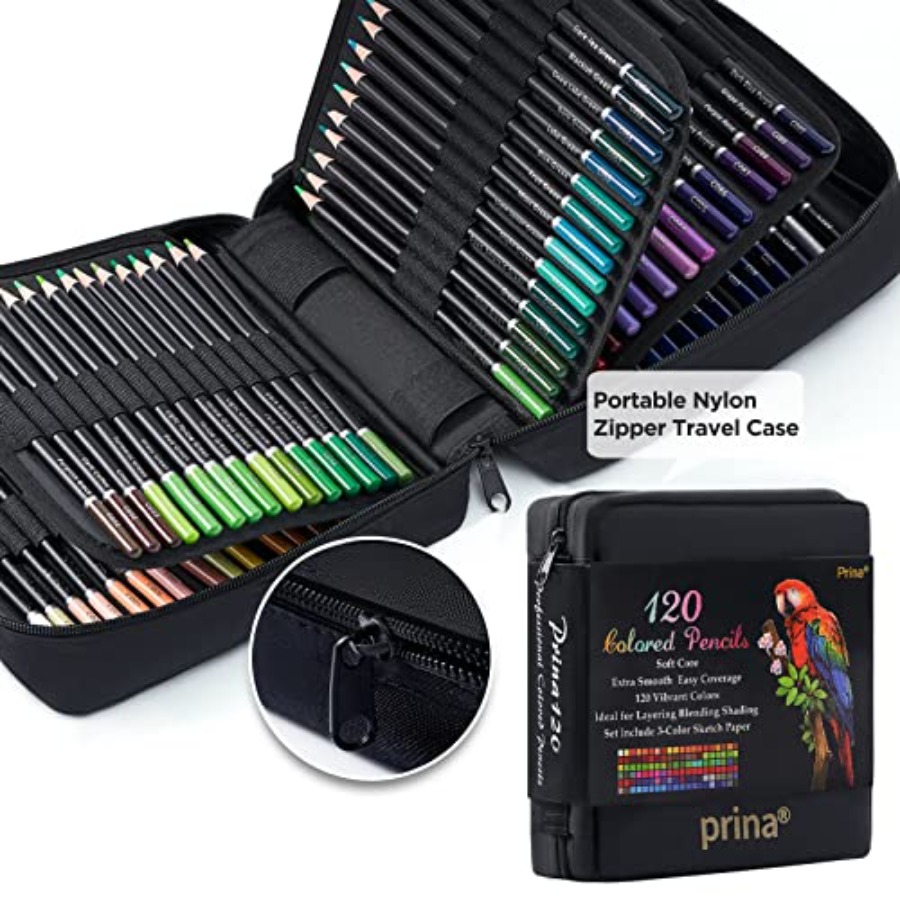 Art Supplies 120 Colors Colore - مراجعة Colored Pencil Professional وسعره