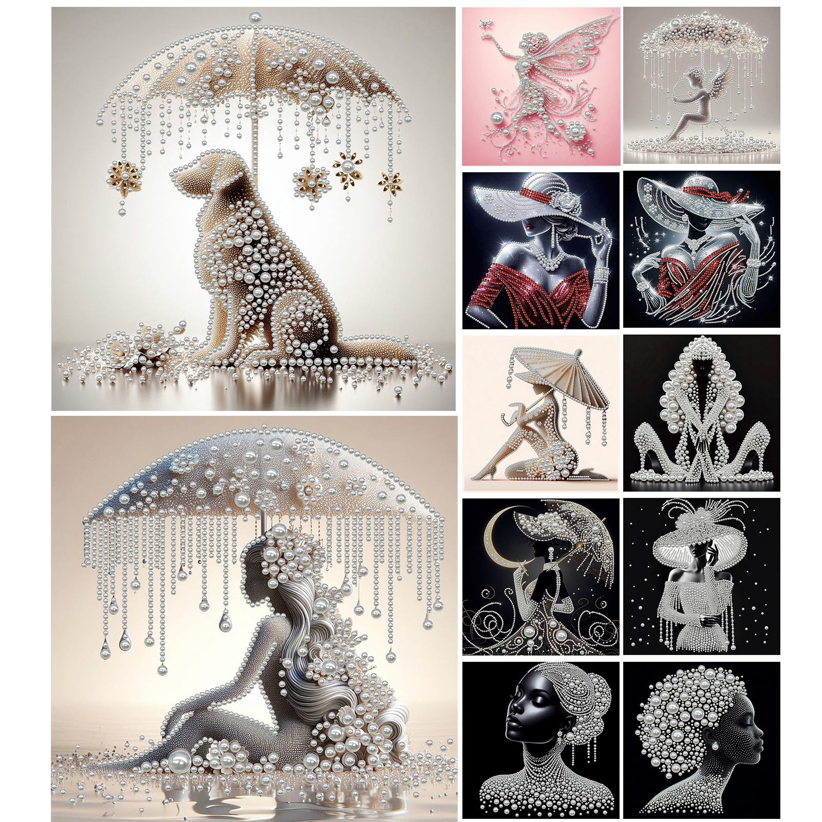 Elegant Lady Full 5D DIY Pearl - مراجعة Art Craft Gift Ideas وسعره