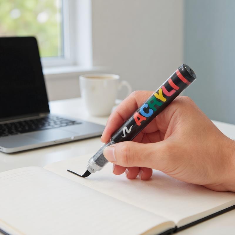 8pcs Black And White Acrylic P - مراجعة Illustration Marker Set وسعره