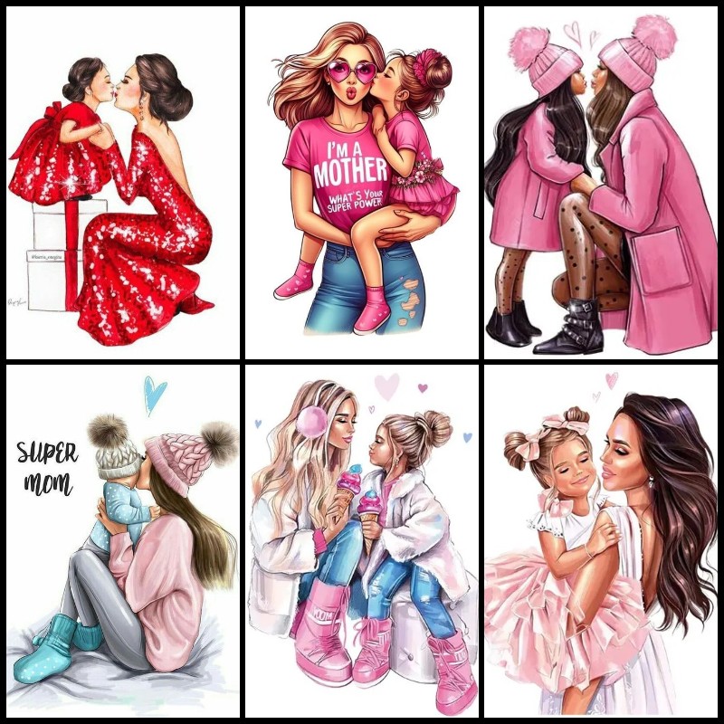 Mother Daughter Art Hobby 5D D - مراجعة Art And Craft For Mother'S Day وسعره