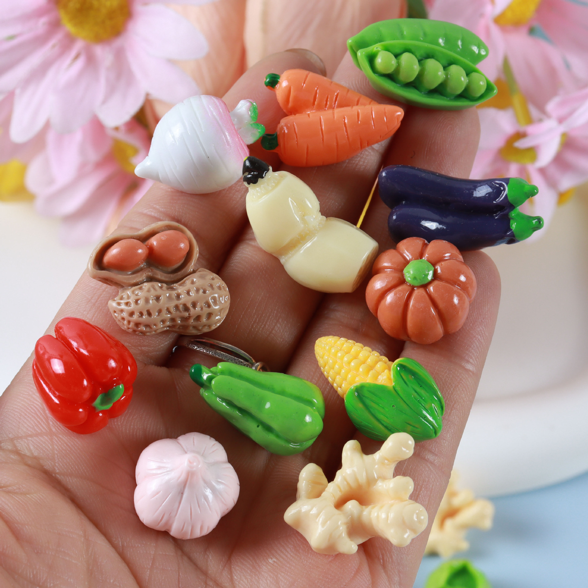 10pcs Vegetable Figurines Mini - مراجعة Art And Craft Vegetable وسعره