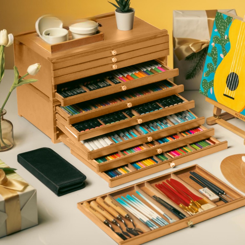 Art Studio Organizer Drawers P - مراجعة Colored Pencil Professional وسعره
