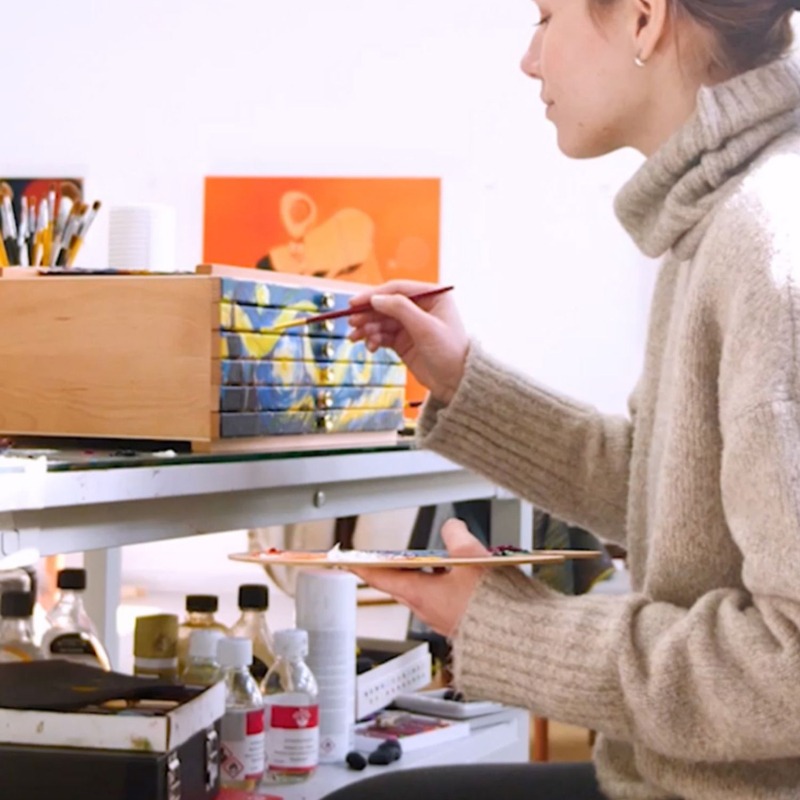 Art Studio Organizer Drawers P - مراجعة Colored Pencil Professional وسعره