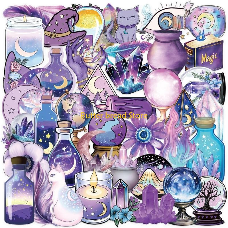 W89C 50Counts Witch Theme Stic - مراجعة Art Craft Description وسعره