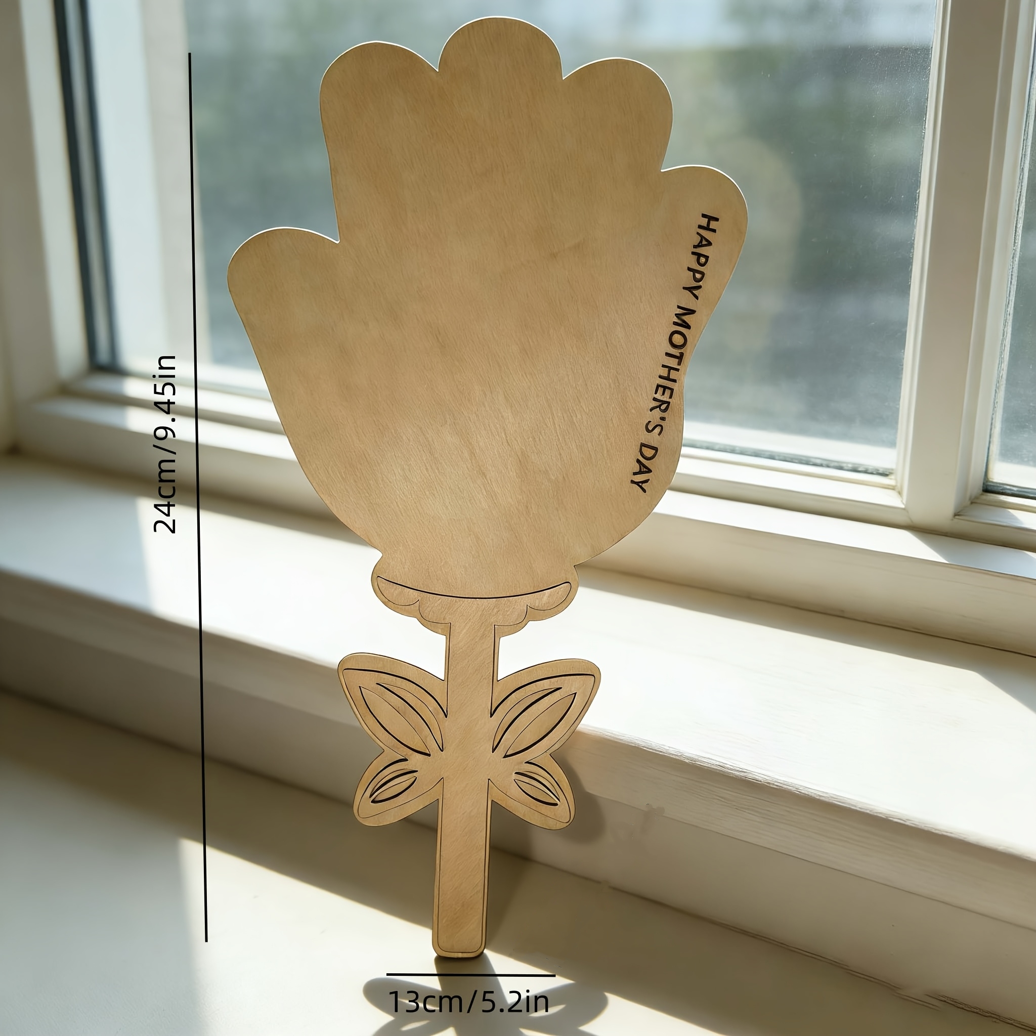 Mother’s Day Wooden Handprint  - مراجعة Art And Craft For Mother'S Day وسعره