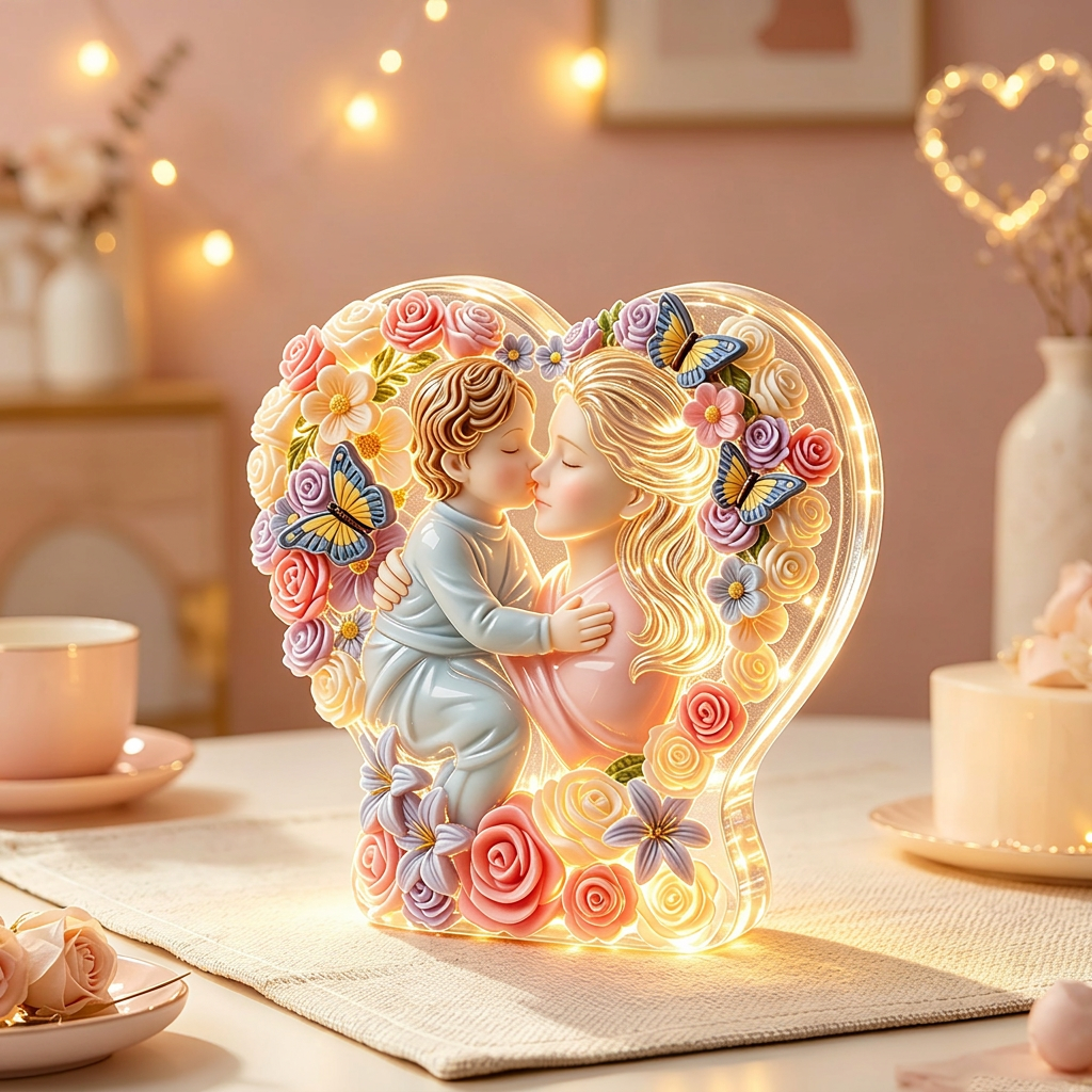3D Mother Childs Silicone Mold - مراجعة Art And Craft For Mother'S Day وسعره