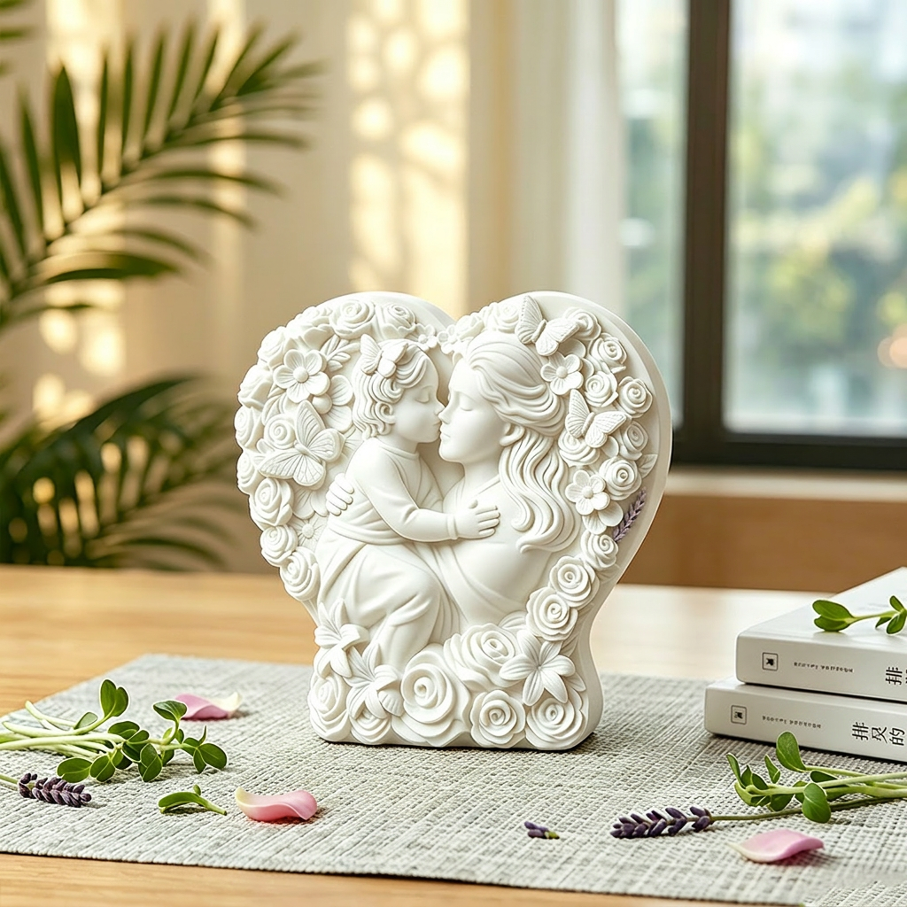 3D Mother Childs Silicone Mold - مراجعة Art And Craft For Mother'S Day وسعره