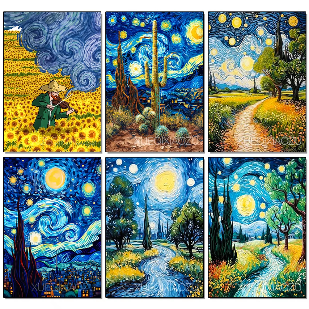 Van Gogh Diamond Art Painting  - مراجعة Art Craft Night وسعره