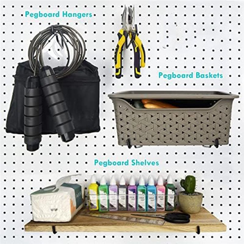 75STO-Peg Board Shelf Hooks, 8 - مراجعة Art Craft Organizer وسعره