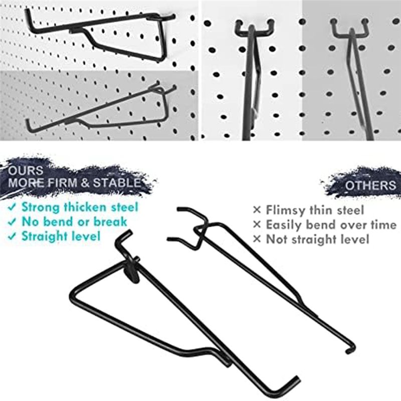 75STO-Peg Board Shelf Hooks, 8 - مراجعة Art Craft Organizer وسعره