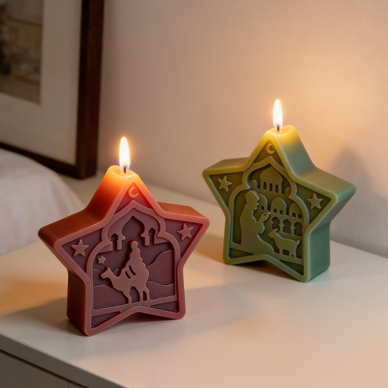 mosque candle mold soft star m - مراجعة Art Craft Show وسعره