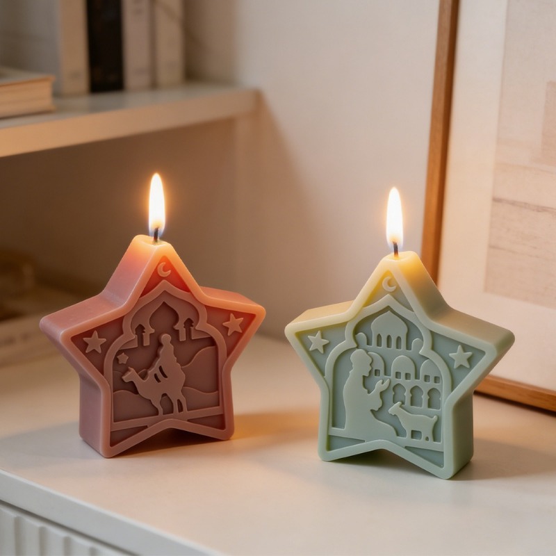 mosque candle mold soft star m - مراجعة Art Craft Show وسعره