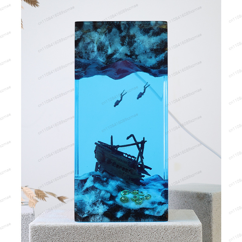 Resin Diver Sculpture Ocean St - مراجعة Art Craft Night وسعره