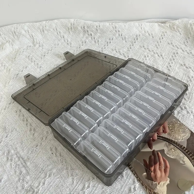 Transparent plastic craft stor - مراجعة Art Craft Organizer وسعره