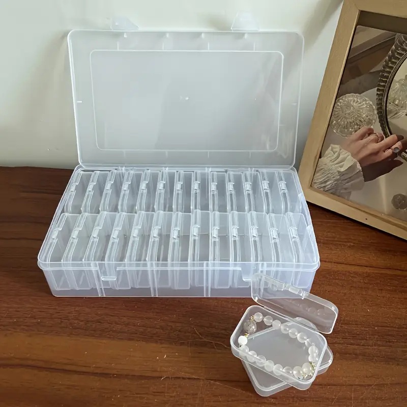 Transparent plastic craft stor - مراجعة Art Craft Organizer وسعره