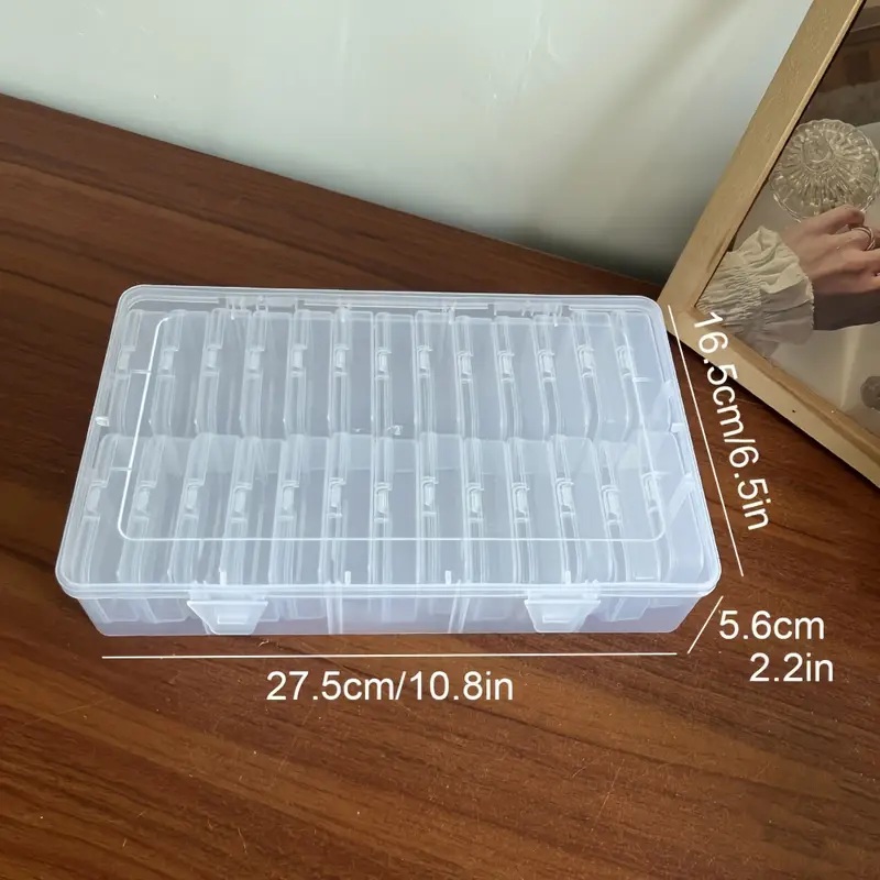 Transparent plastic craft stor - مراجعة Art Craft Organizer وسعره