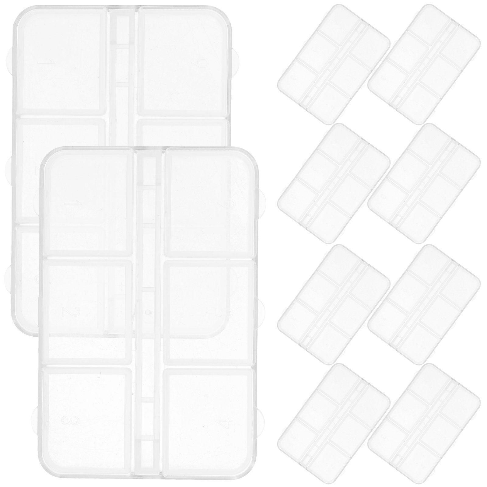 10pcs Nail Art Storage Box Mul - مراجعة Art Craft Organizer وسعره