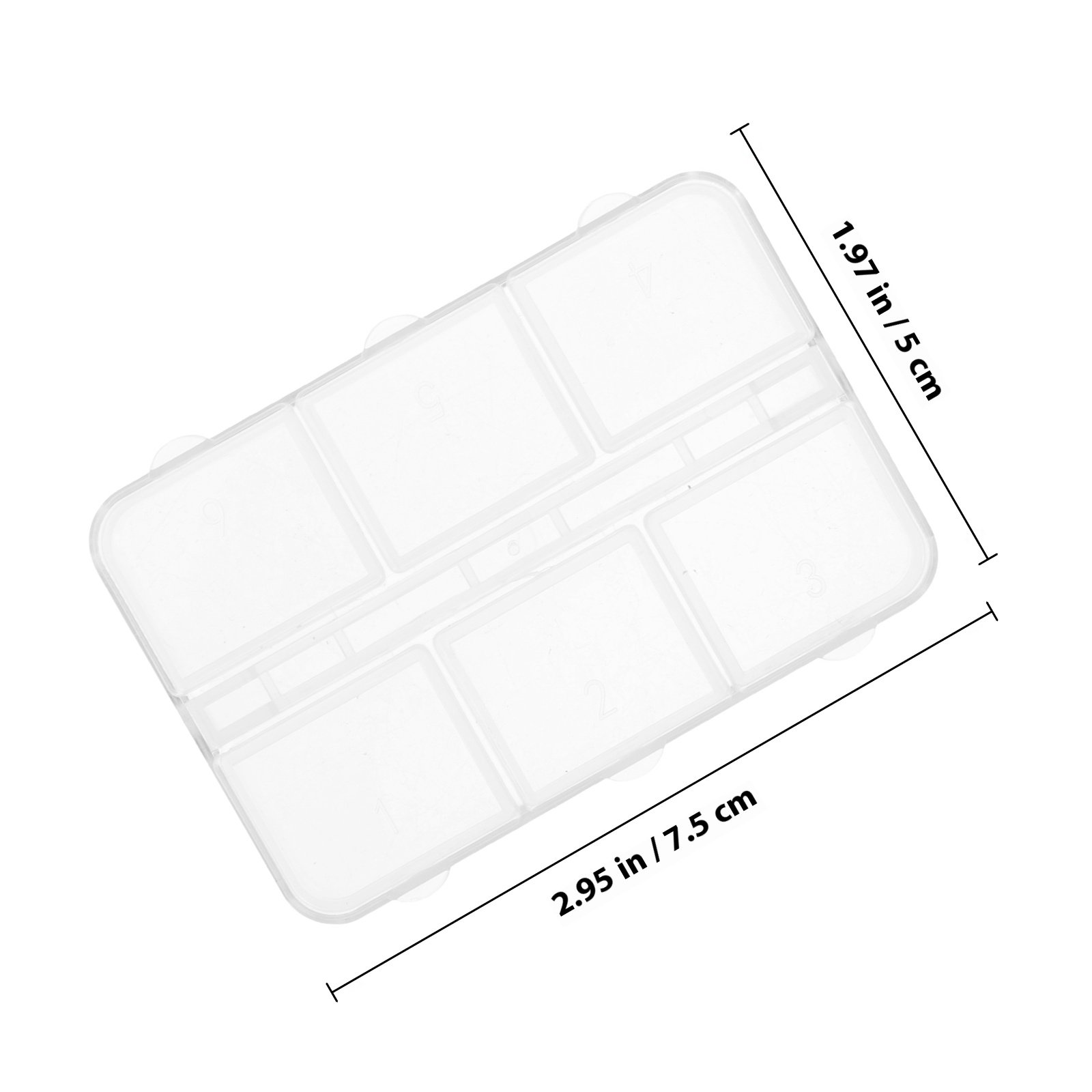 10pcs Nail Art Storage Box Mul - مراجعة Art Craft Organizer وسعره