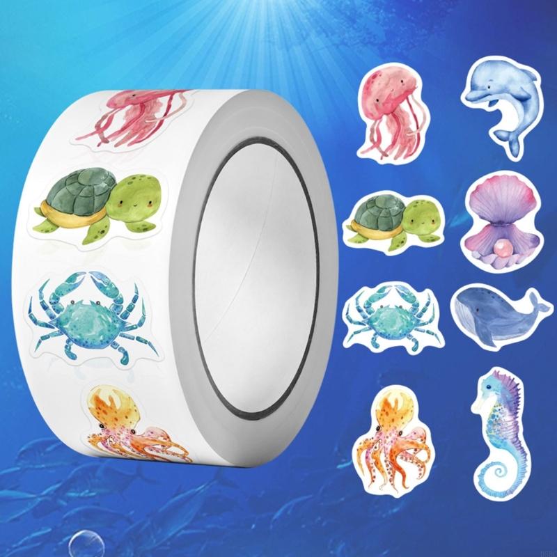 3000Pcs Marine Animal Sticker  - مراجعة Art Craft Description وسعره