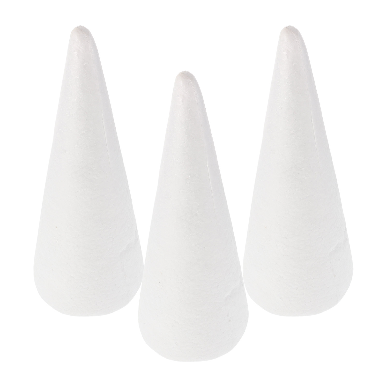 3Pcs Foam Cones Cone Shaped Po - مراجعة Art Craft Tree وسعره