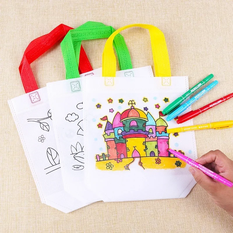 1-10pcs Sets DIY Graffiti Bag  - مراجعة Illustration Marker Set وسعره
