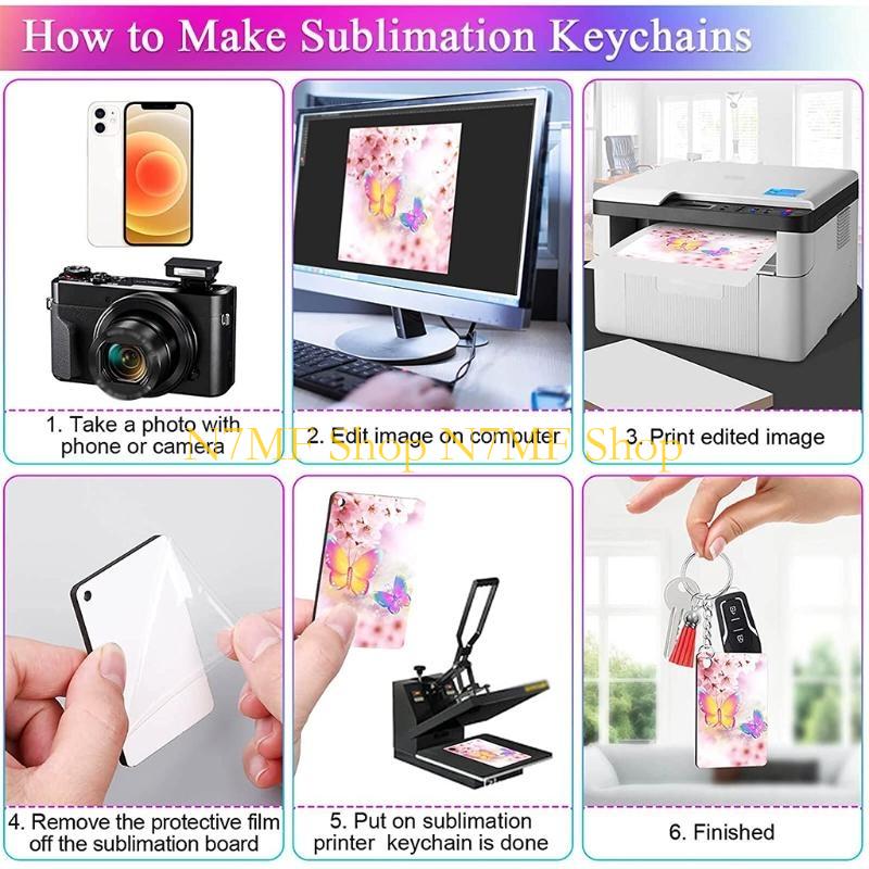N7MF 80 Pcs Sublimation Blank  - مراجعة Art Craft Description وسعره